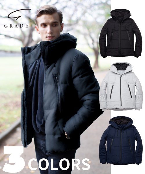 セール ボリュームネック フェイクダウンジャケット Grade Grade D Fashion