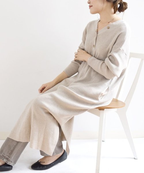 セール Ships Days 2wayリブカーディガンワンピース シップス デイズ Ships Days D Fashion