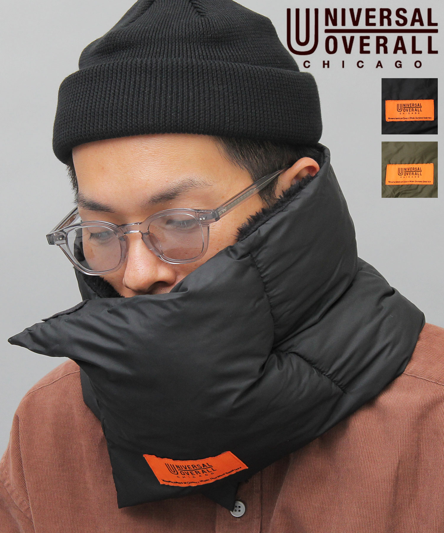 UNIVERSAL OVERALL/ユニバーサルオーバーオール】中綿ネック