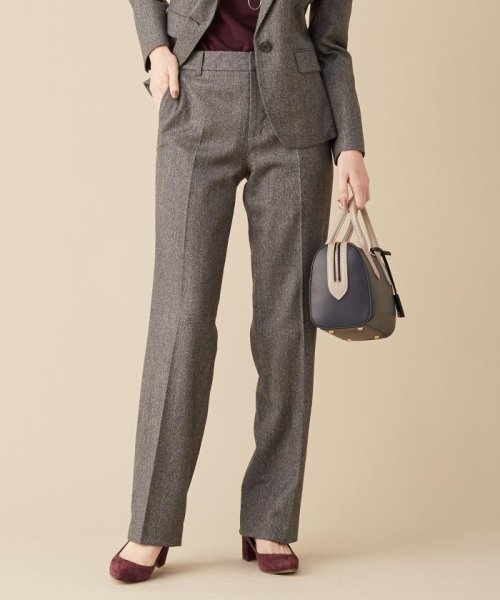 ウールストレッチツイード パンツ J プレス レディス 大きいサイズ J Press Ladies Large Size D Fashion