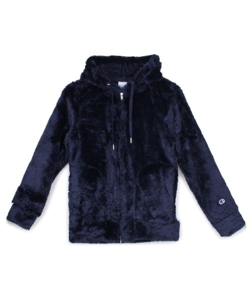 チャンピオン Champion ジャケット フリースジャケット ジップアップ レディース Zip Hooded Jacket ブラック ホワイト グレー ネイビ チャンピオン Champion D Fashion