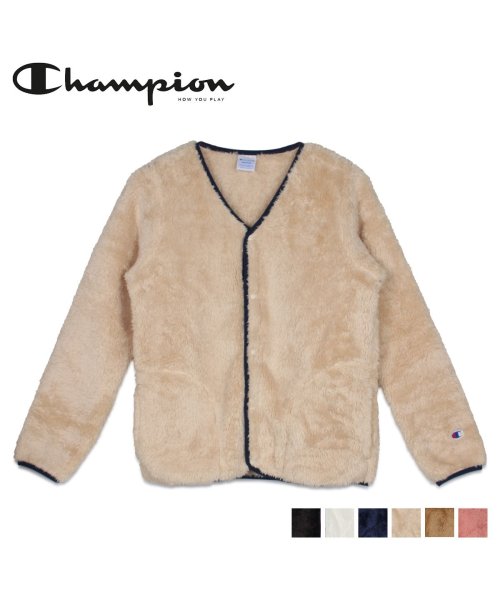 チャンピオン Champion ジャケット フリースジャケット レディース Snap Jacket ブラック ホワイト ネイビー ベージュ ブラウン ピンク 黒 チャンピオン Champion D Fashion