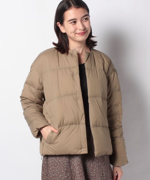 Gymphlex ノーカラーダウンジャケット メルローズ クレール Melrose Claire D Fashion Gymphlex ノーカラーダウンジャケット メルローズ クレール Melrose Claire D Fashion