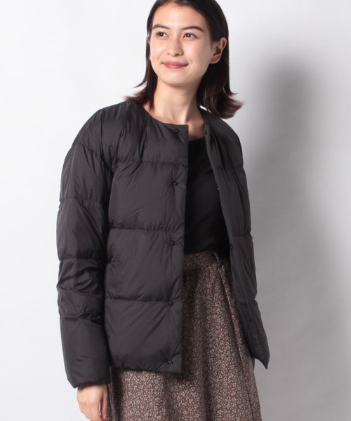Gymphlex ノーカラーダウンジャケット メルローズ クレール Melrose Claire D Fashion