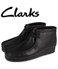 Clarks/クラークス Clarks ワラビー ブーツ メンズ WALLABEE BOOT ブラック 黒 26155512/503634196