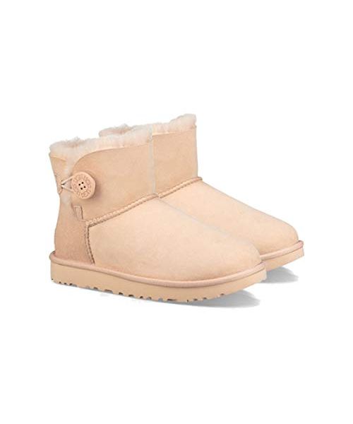 UGG アグ ミニベイリーボタン ムートンブーツ ピンク 7 24