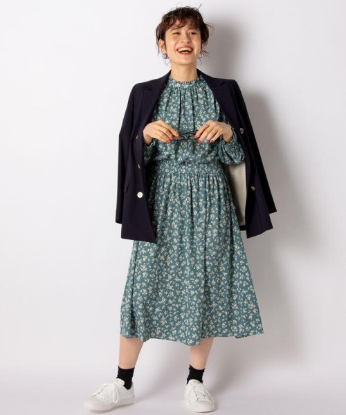 セール 単色小花プリントワンピース ノーリーズ Nolley S D Fashion セール 単色小花プリントワンピース ノーリーズ Nolley S D Fashion