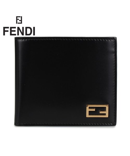 フェンディ Fendi 財布 二つ折り メンズ レディース イタリア製 Wallet ブラック 黒 7m0169ac91 フェンディ Fendi D Fashion