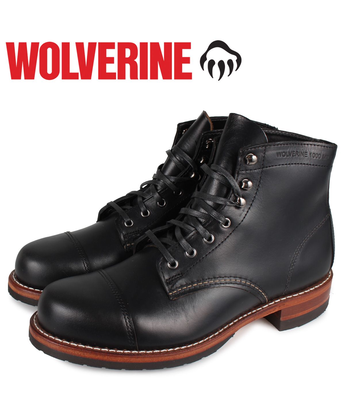 ウルヴァリン WOLVERINE 1000マイル ブーツ メンズ 1000 MILE CAP-TOE