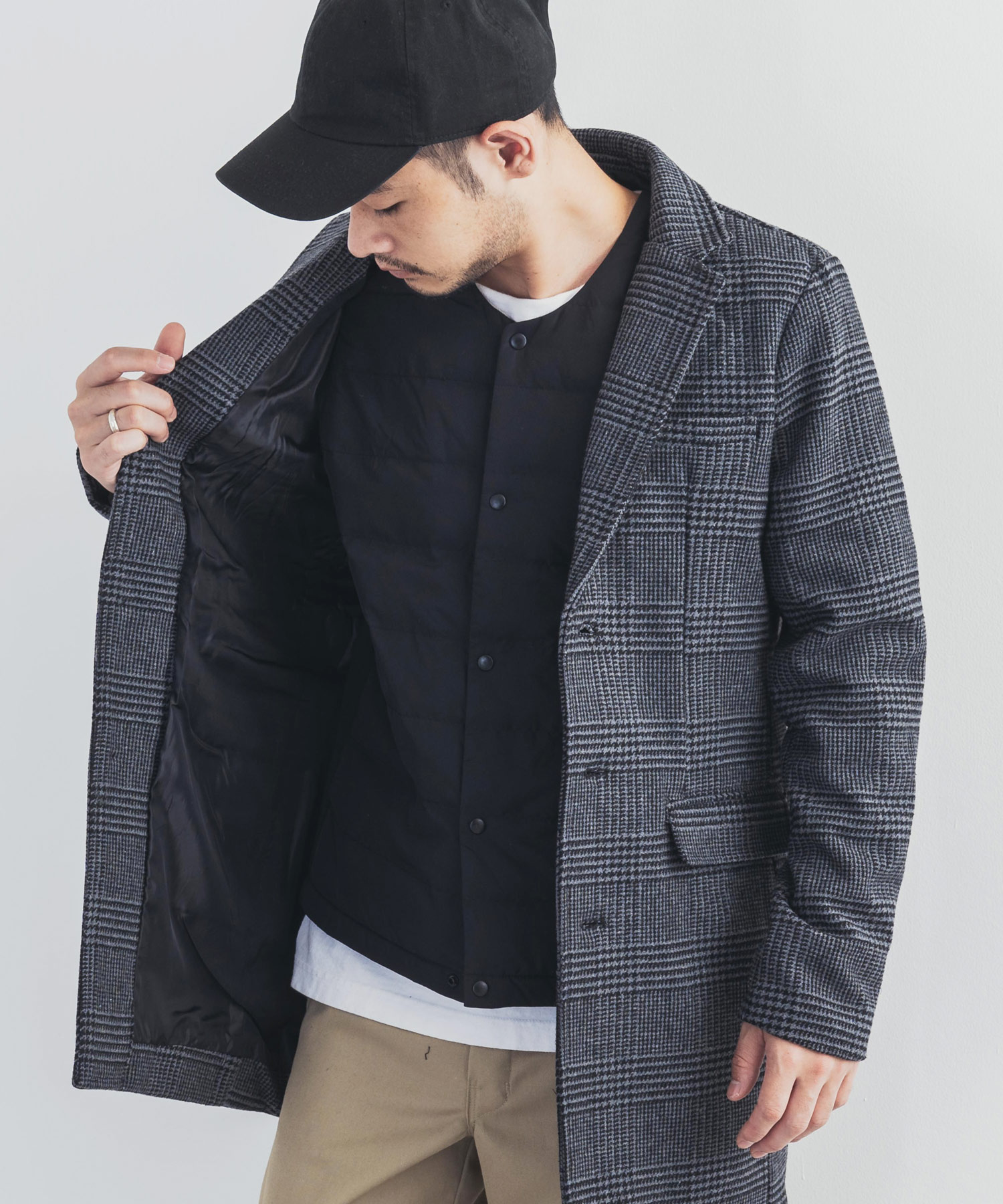ロッキーモンロー Rocky Monroe インナーダウン ベスト メンズ