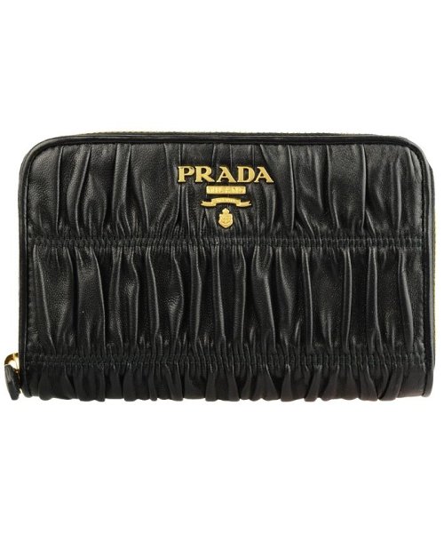 【PRADA(プラダ)】PRADA プラダ ラウンドファスナー 中長財布 1ml157naganer1zz