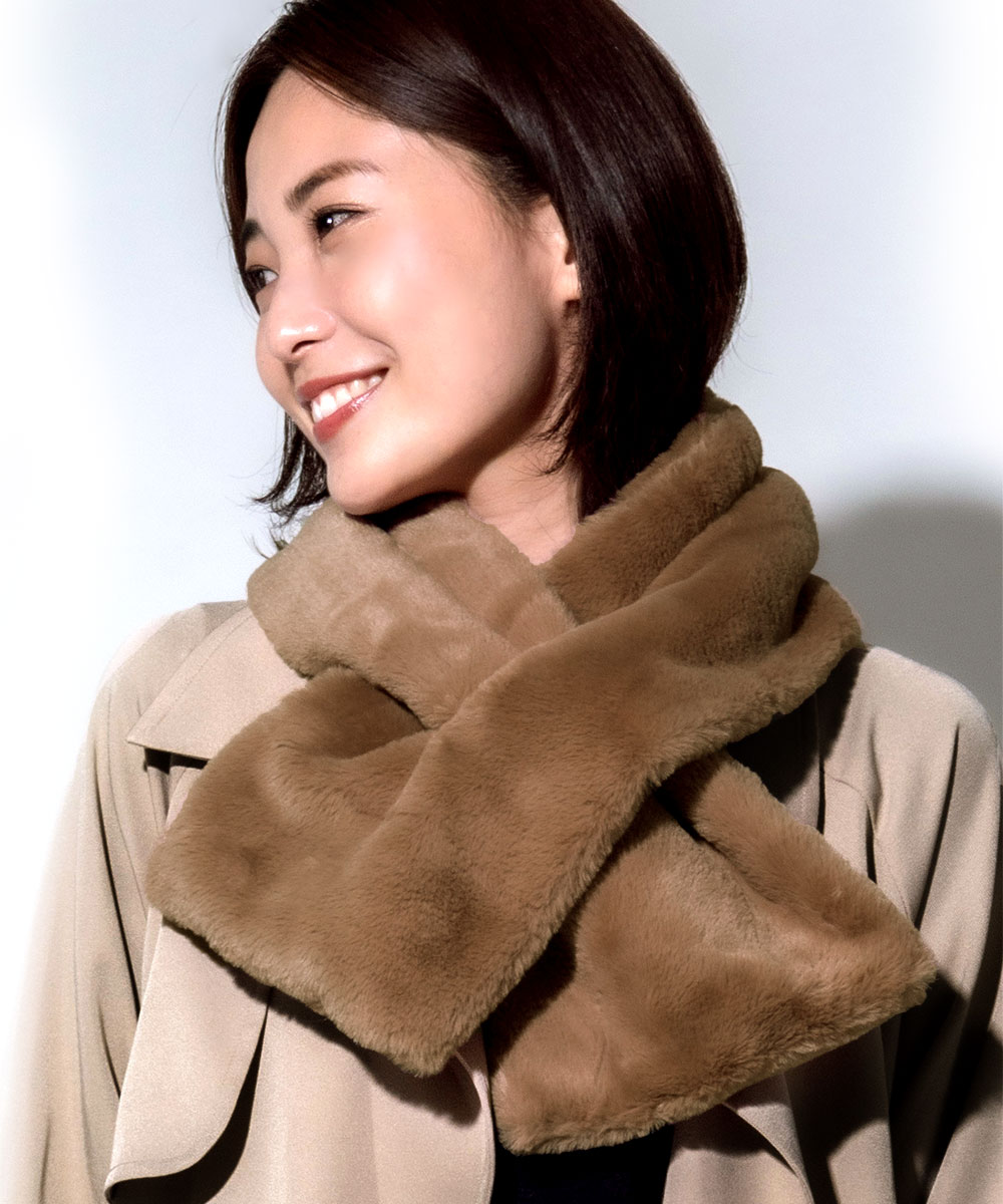 半額品 すずらん様専用♡ボアマフラー ティペット cosmetologiauba.com