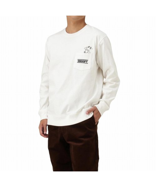 Peanuts スヌーピー ポケットギミック刺繍tシャツ マックハウス メンズ Mac House Men D Fashion Peanuts スヌーピー ポケットギミック刺繍tシャツ マックハウス メンズ Mac House Men D Fashion