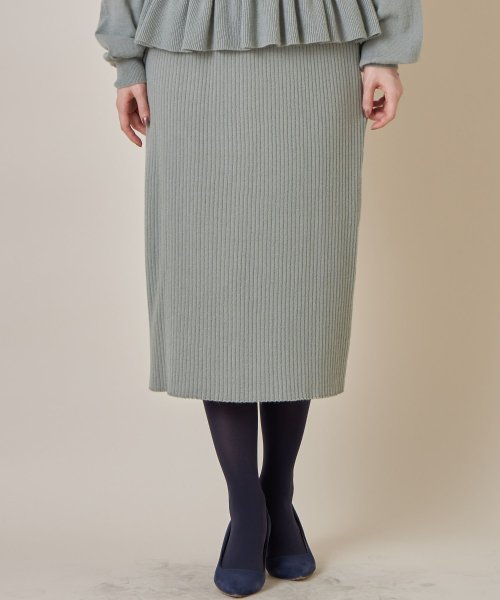 セール セットアップ対応商品 シンプルリブニットタイトスカート トッコクローゼット Tocco Closet D Fashion