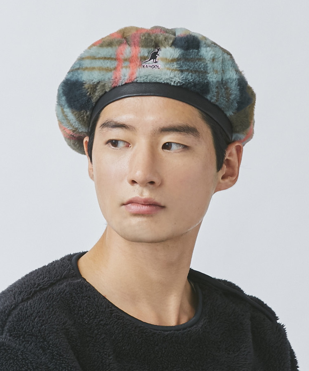 カンゴール KANGOL KANGOL Faux Fur Beret(503657693) | KANGOL