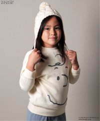 ikka kids/【キッズ】PEANUTSチャーリーブラウンフェイスビッグスウェット(120〜150cm)/503660260