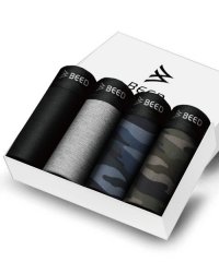 BEED/ビード BEED 快動ボクサーパンツ メンズ 4枚セット メンズ下着セット アンダーウェア【返品不可商品】/502852409