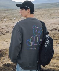 HOOK/フック HOOK 【HOOK】【2020新作】数量限定！ユニセックス・ストリート/激カワ オリジナルプリント 長袖トレーナー 反射プリント 猫柄・マーガレット柄/503658836