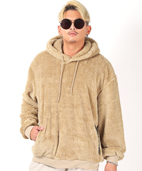 セール ボアプルパーカー ボア パーカー メンズ ジャギーボア フリース 起毛 レディース ラグスタイル Luxstyle D Fashion セール ボアプルパーカー ボア パーカー メンズ ジャギーボア フリース 起毛 レディース ラグスタイル Luxstyle D Fashion