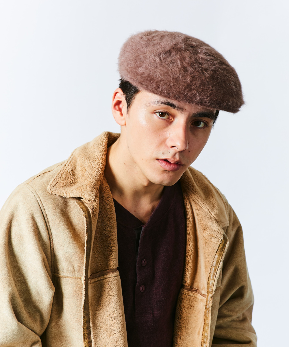 カンゴール KANGOL KANGOL Faux Fur Beret(503657693) | KANGOL