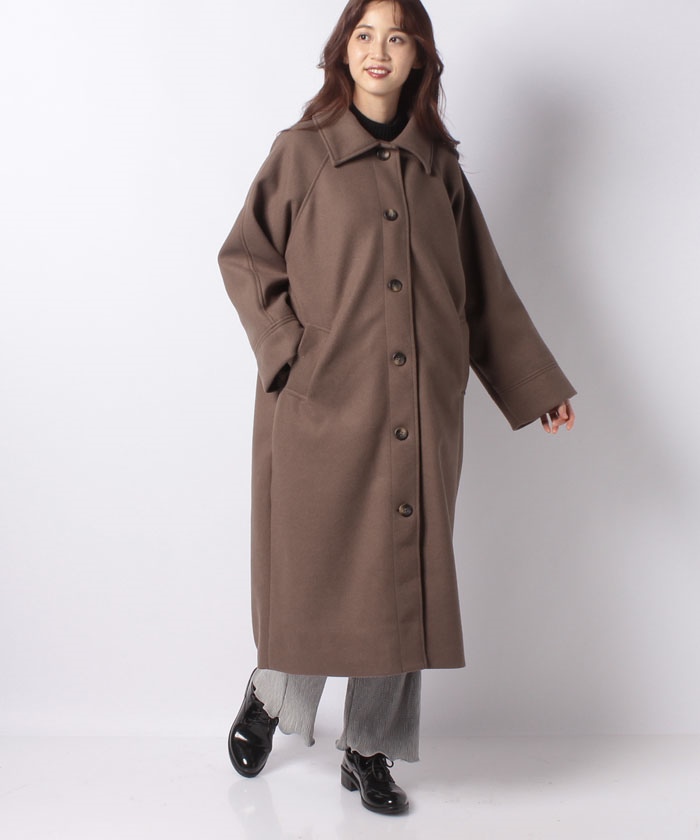 セール 50%OFF】モッサバックスリットステンカラーコート セール 50%OFF】モッサバックスリットステンカラーコート