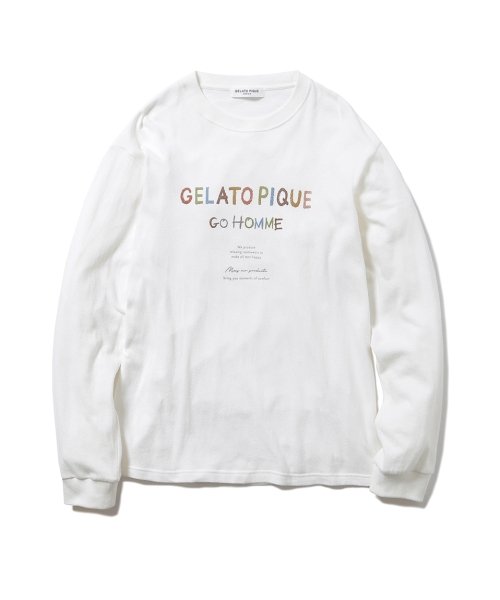セール Gelato Pique Homme コットンワンポイントプルオーバー Gelato Pique Homme Gelato Pique Homme D Fashion