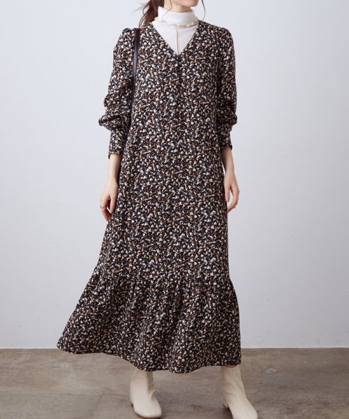セール 30 Off ボリュームスリーブティアードワンピース ビス Vis D Fashion