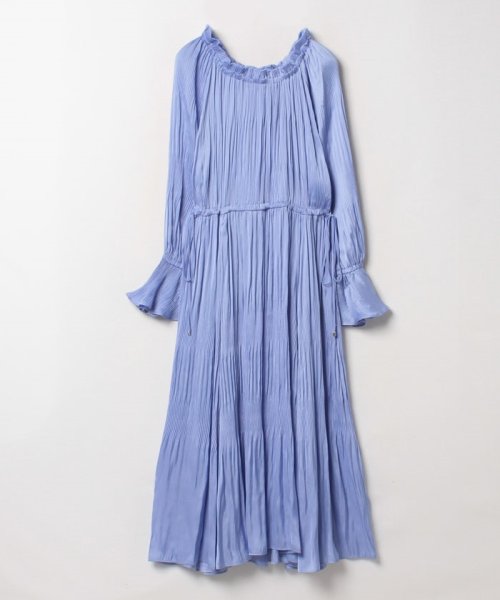 セール ワッシャープリーツワンピース ランバンオンブルー Lanvin En Bleu D Fashion