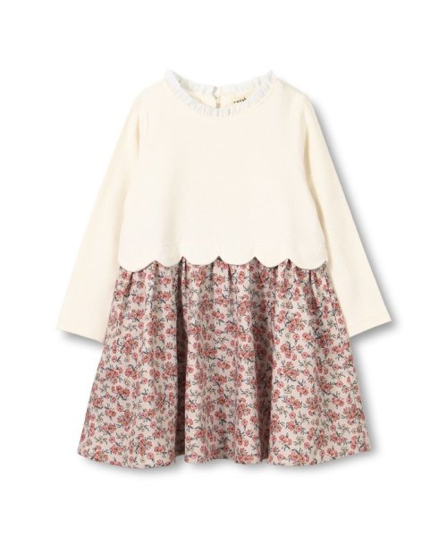 セール Off 花柄ドッキングワンピース ブランシェス Branshes D Fashion