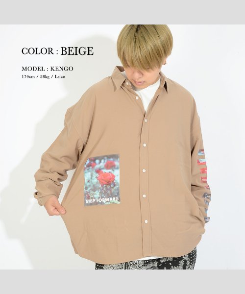 セール 薔薇 シャツ メンズ 長袖 レディース ロングシャツ ビッグシャツ 長袖シャツ 丈長 ロング丈 ビッグシルエット シャツ 長袖 シャツワンピ プリントシャツ バ ワンフォークロージング 1111clothing D Fashion セール 薔薇 シャツ メンズ 長袖 レディース ロングシャツ ビッグシャツ 長袖シャツ 丈長 ロング丈 ビッグシルエット シャツ 長袖 シャツワンピ プリントシャツ バ ワンフォークロージング 1111clothing D Fashion