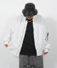 1111clothing/ワイドシルエット パティング MA－1 メンズ ダウンジャケット レディース オーバーサイズ エムエーワン 中綿 ジャケット フライトジャケット 防寒 ブルゾン/503680664