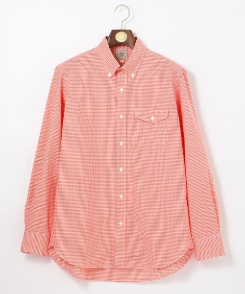 ポプリン ミニギンガムチェック シャツ ボタンダウン J プレス メンズ J Press Mens D Fashion ポプリン ミニギンガムチェック シャツ ボタンダウン J プレス メンズ J Press Mens D Fashion