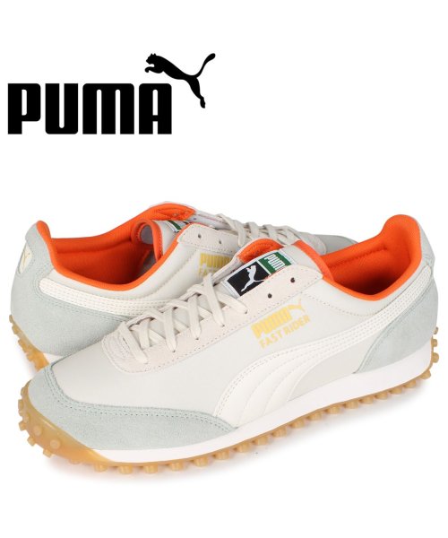プーマ PUMA ファスト ライダー スニーカー メンズ FAST RIDER SOURCE ホワイト 白 371601－10(503679140)  | プーマ(PUMA) - d fashion