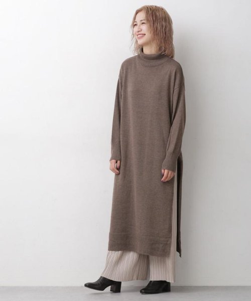 セール 30 Off ハイネックニットワンピース プリーツパンツセット ナノ ユニバース Nano Universe D Fashion