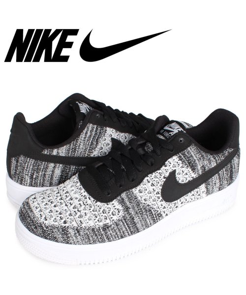 クーポン Nike Air Force 1 Flyknit 2 0 ナイキ エアフォース1 フライニット スニーカー メンズ ブラック 黒 Av3042 001 ナイキ Nike D Fashion