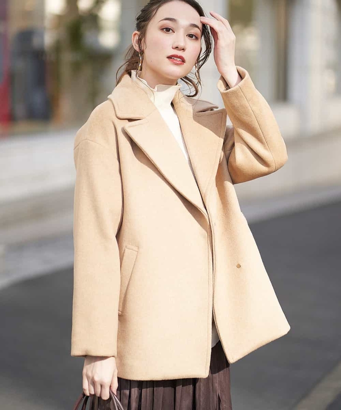 「大人気 新入荷 新品」に該当するファッション通販 セール 40%OFF】ビッグラペルコート(503594669) | オフオン ジャケット・アウター