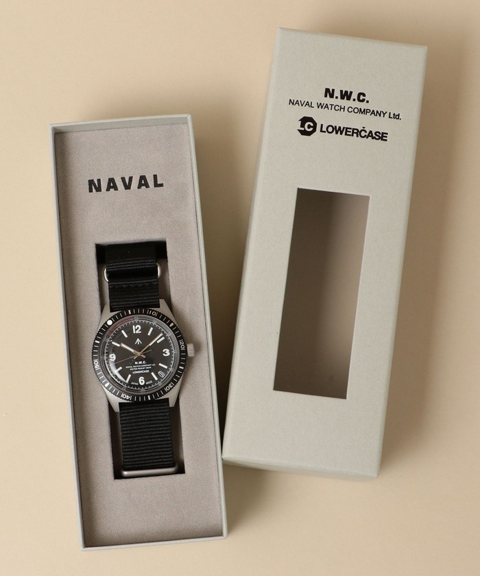 SHIPS別注】NAVAL WATCH Produced by LOWERCASE: クォーツ NATOベルト