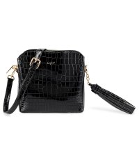 Ungrid/アングリッド Ungrid バッグ ショルダーバッグ レディース SHINY SMALL CROCO BIG TASSEL BAG ブラック グレー オーク カ/503485908