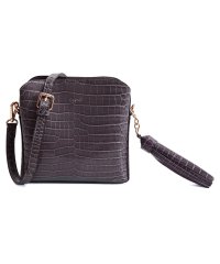 Ungrid/アングリッド Ungrid バッグ ショルダーバッグ レディース SHINY SMALL CROCO BIG TASSEL BAG ブラック グレー オーク カ/503485908