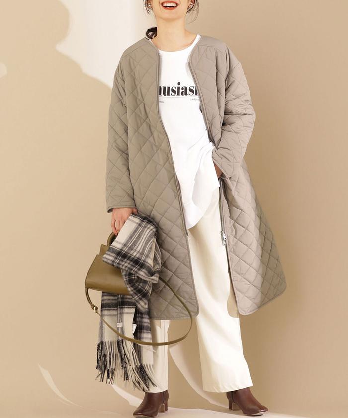 セール】撥水&保温中綿 リバーシブルキルティングコート セール】撥水&保温中綿 リバーシブルキルティングコート