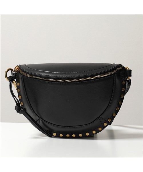 セール 11 Off Isabel Marant イザベルマラン 00mbj0002 00m003m Skano ボディバッグ ウエストポーチ レザー スタッズ装飾 鞄 Blac イザベルマラン Isabel Marant D Fashion