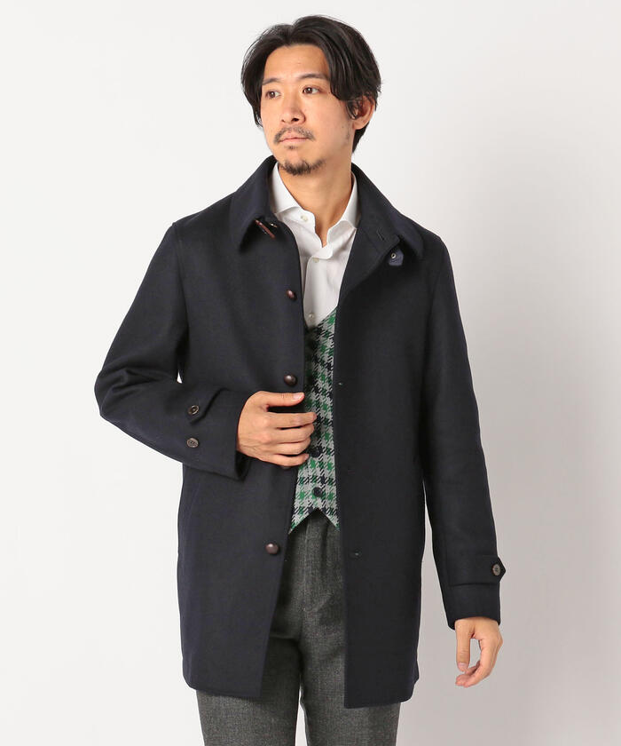 【ノーリーズ　NOLLEY'S】ウール　カシミヤ　ステンカラーコート　メンズ ステンカラーコート｜ジャケット/アウター｜NOLLEY'S MALL