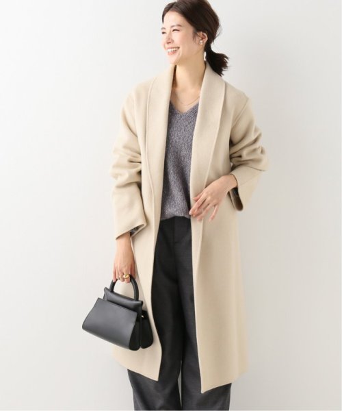 セール 50 Off Iena Avec Manteco ダブルフェイスショールカラーコート 503702996 イエナ Iena D Fashion