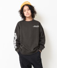 RAT EFFECT/ラット エフェクト RAT EFFECT 裏起毛袖プリントスーパービッグトレーナー/503707650