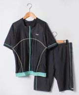 グレー×ミント
