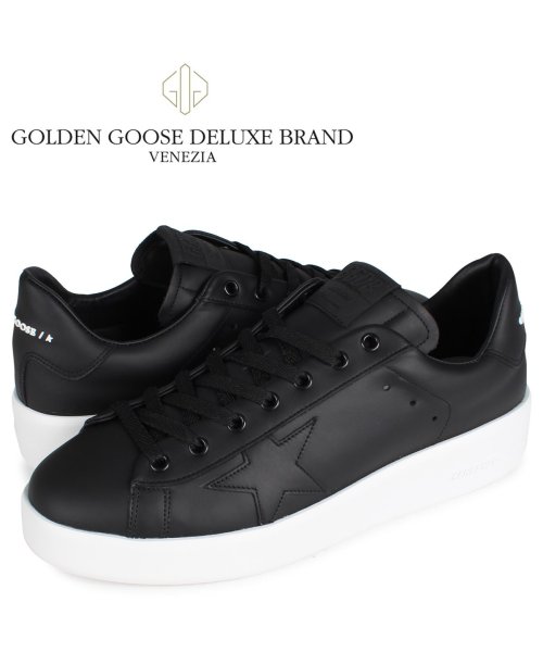 ゴールデングース Golden Goose ピュア スター スニーカー メンズ 厚底 Pure Star ブラック 黒 Gmff ゴールデングース Goldengoose D Fashion