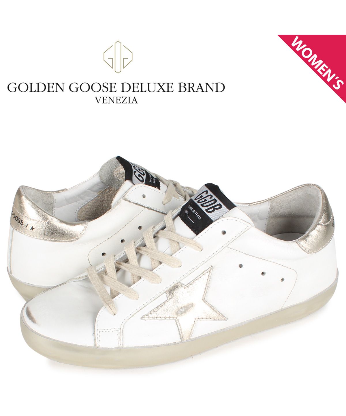 ゴールデングース Golden Goose スーパースター スニーカー レディース SUPERSTAR ホワイト 白 GWF00101F000316  (503706114) | ゴールデングース(GoldenGoose) - d fashion