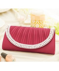 Lace Ladies/レースレディース Lace Ladies プリーツデザインパール＆ストーン2WAYクラッチバッグ/503711258