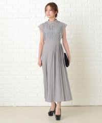 Lace Ladies/レースレディース Lace Ladies スタンドネックレースデザインワンピースドレス/503711291