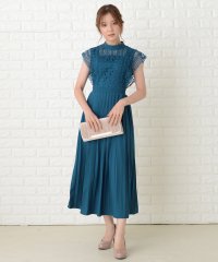 Lace Ladies/スタンドネックレースデザインワンピースドレス/503711291